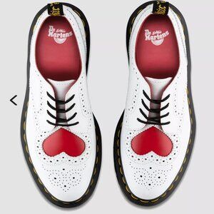 Dr. Martens AirWave Joyce Heart Wingtip Shoes